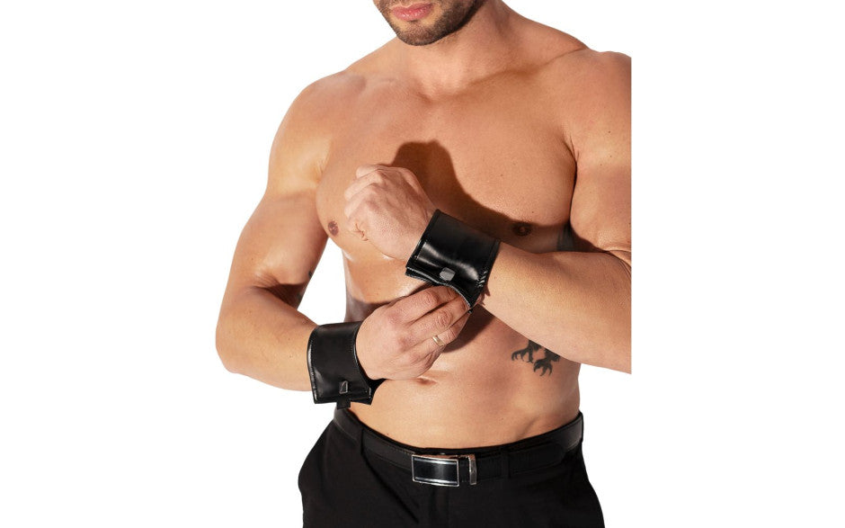 Noir Handmade Mens Wrist Wallet Pair With Hidden Zipper Black Noir Handmade Main image