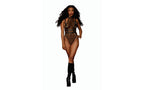 Dreamgirl Lingerie Women Fetish Fishnet Teddy With Harness Black Dream Girl Lingerie