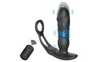 NANMA Corporation X MEN Thrusting Silicone Butt Plug With Cock Ring & Remote