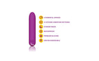 Viben Bombshell 5 Speed USB Rechargeable Mighty Bullet Vibrator Berry