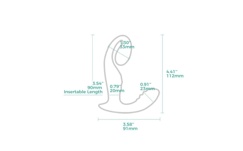 Arosum LushVibe Wearable Sprout Shaped Unisex G Spot Vibrator Secondary image