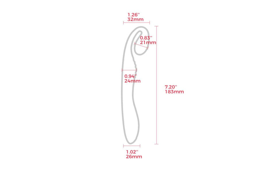 Arosum G Snuggle Ultrasoft Sprout Shaped Unisex Rechargeable G Spot Vibrator