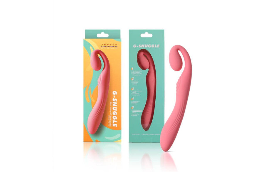 Arosum G Snuggle Ultrasoft Sprout Shaped Unisex Rechargeable G Spot Vibrator