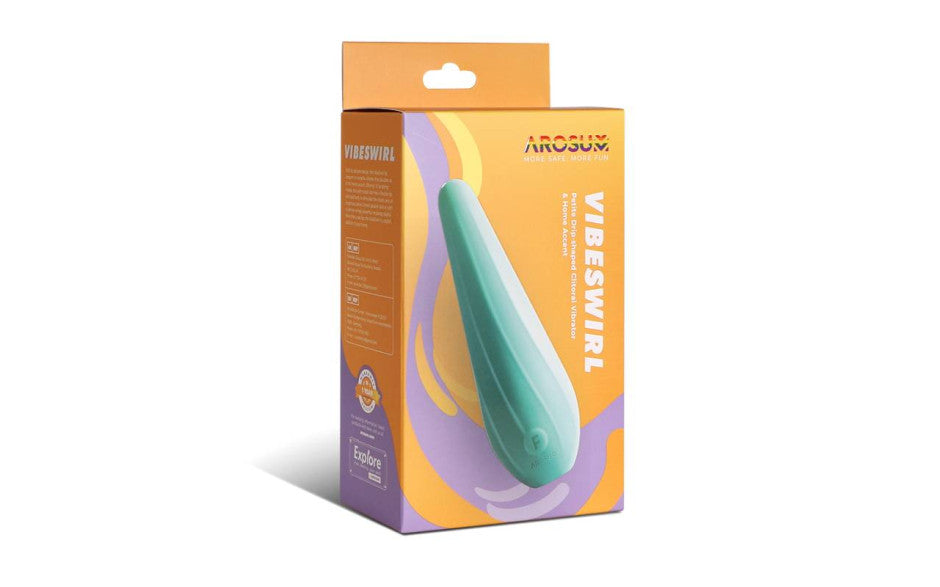 Arosum VibeSwirl Drip Shape Rechargeable Personal Vibrator