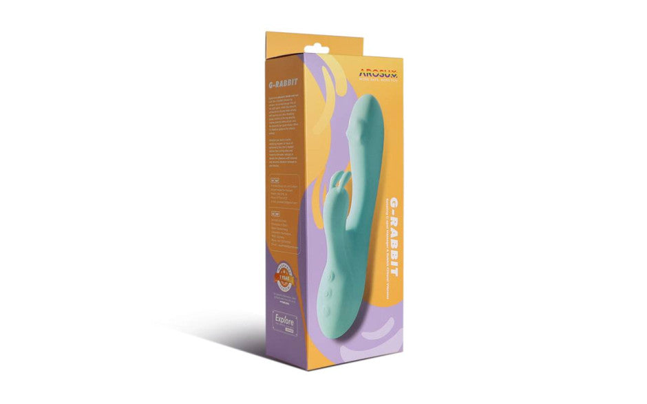 Arosum G Rabbit Rotating G Spot & Clitoral Vibrator