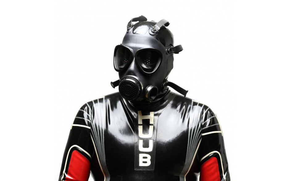 XTRM Military Adjustable Strap Rubber Gas Mask