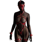 Daytona Ex Machina Genuine Leather Mask Red