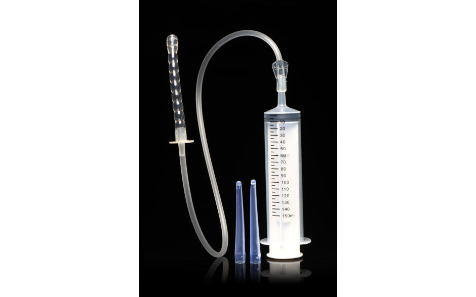 XR Brands CleanStream Enema Syringe With Attachments