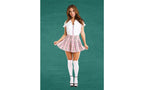 Teachers Pet 3 Piece Pink Private School Girl Costume