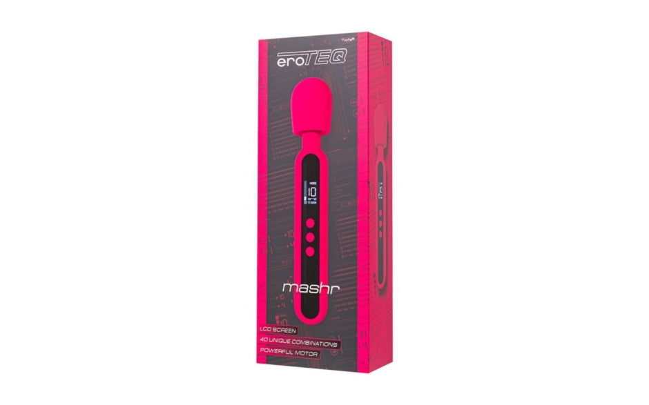 EroTeq Vibrating Body Wand Massager Mashr Pink