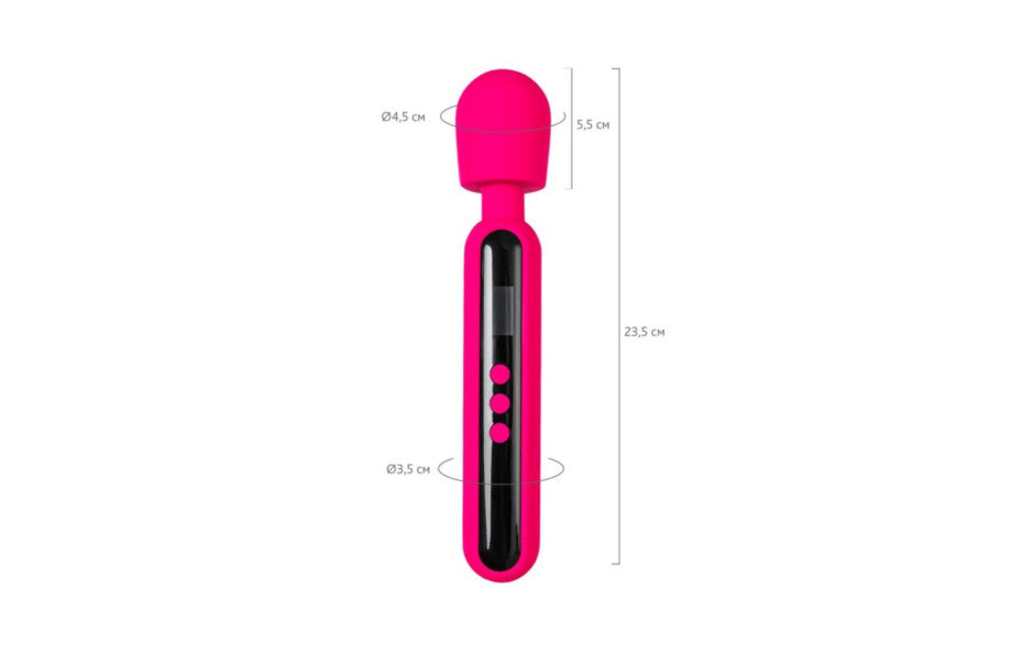 EroTeq Vibrating Body Wand Massager Mashr Pink