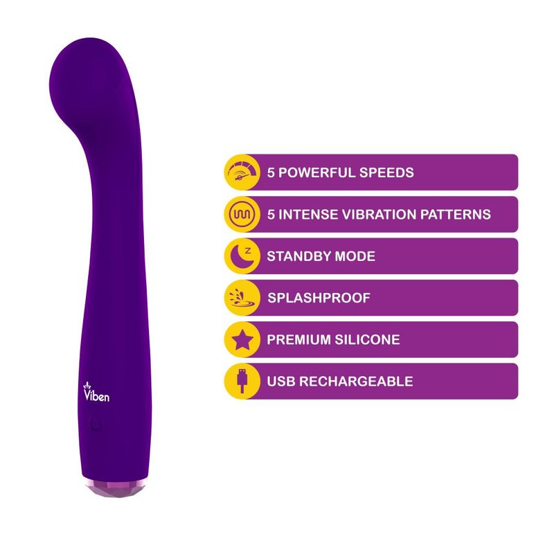 Viben Devotion Rechargeable Vibrator Violet