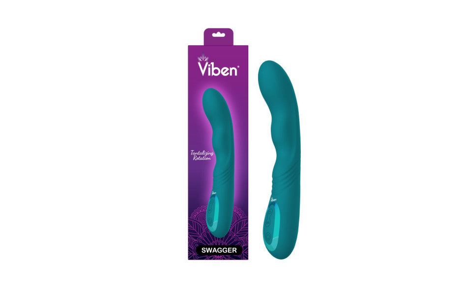 Viben Swagger Rechargeable 10 Function G Spot Vibrator Ocean