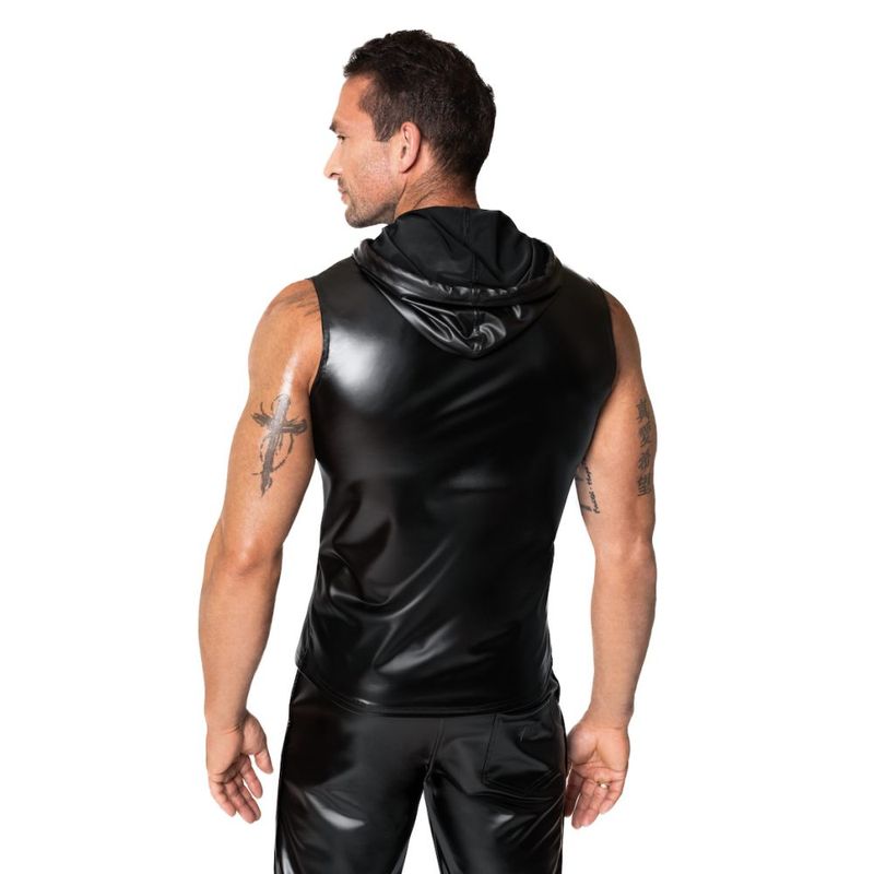 Noir Frenzy Sleeveless Hoodie