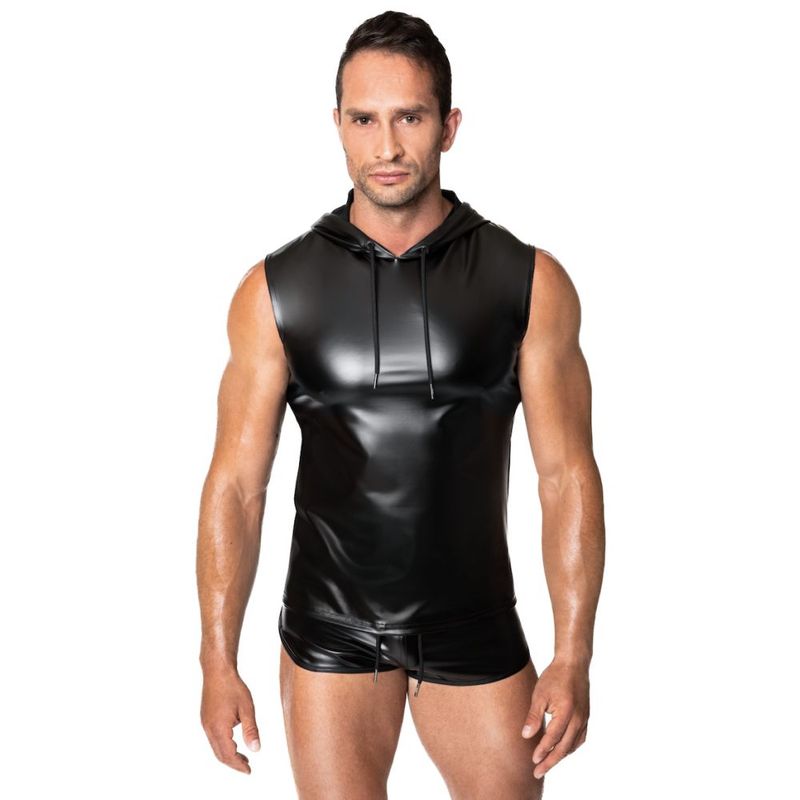 Noir Frenzy Sleeveless Hoodie