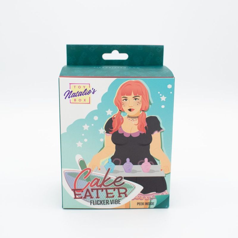 Natalies Toy Box Cake Eater Clit Flicker Stimulator Vibrator Pink