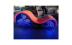 Daytona Kama Sutra Mebon Chaise Love Lounge With Metal Frame & LED Daytona