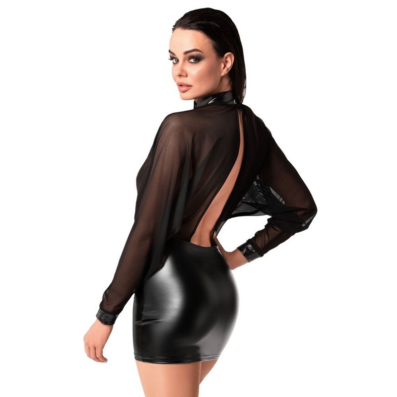 Noir Opium Mini Dress
