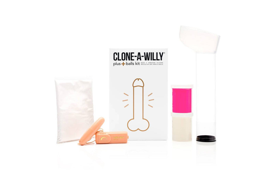 Empire Labs Clone a Willy Plus Balls Moulding Kit Hot Pink Empire Labs Main image