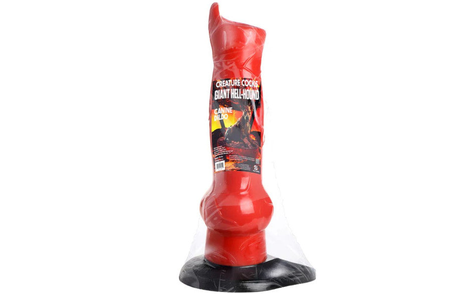 XR Brands Creature Cocks Giant 1 Meter Tall Hell Hound Canine Fantasy Dildo