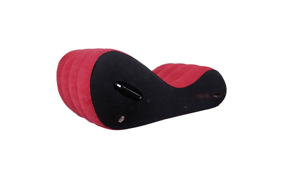 Daytona Large 1.5m Inflatable Suede Love Lounge With Handrail Daytona