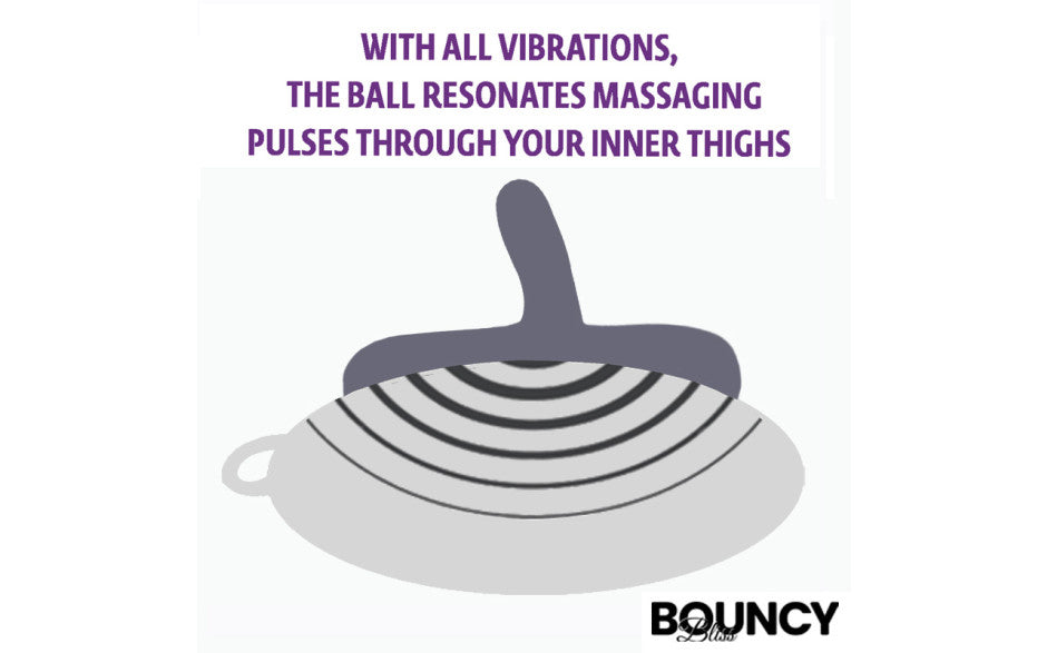 Bouncy Bliss Flow Inflatable Sit On Massager Vibrator