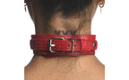 XR Brands Strict Vegan Leather Female Chest Harness Red