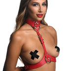Strict Red Female Chest Harness M / L