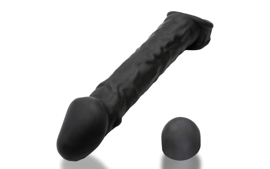 OxBalls Muscle Ripped Inner Ribbed Velvet Smooth Cock Sheath Night Edition OxBalls