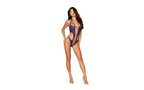 Dreamgirl Teddy Side Cut Out Rhinestone Eclipse OS