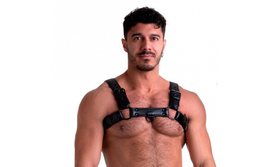 Sport Fucker Vegan Bulldog BDSM Play Harness Black