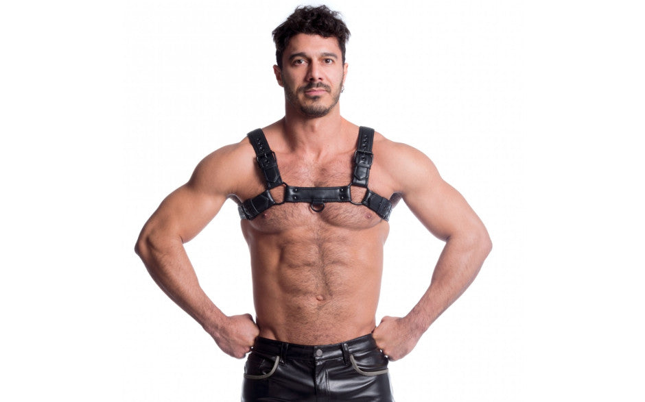 Sport Fucker Vegan Bulldog BDSM Play Harness Black