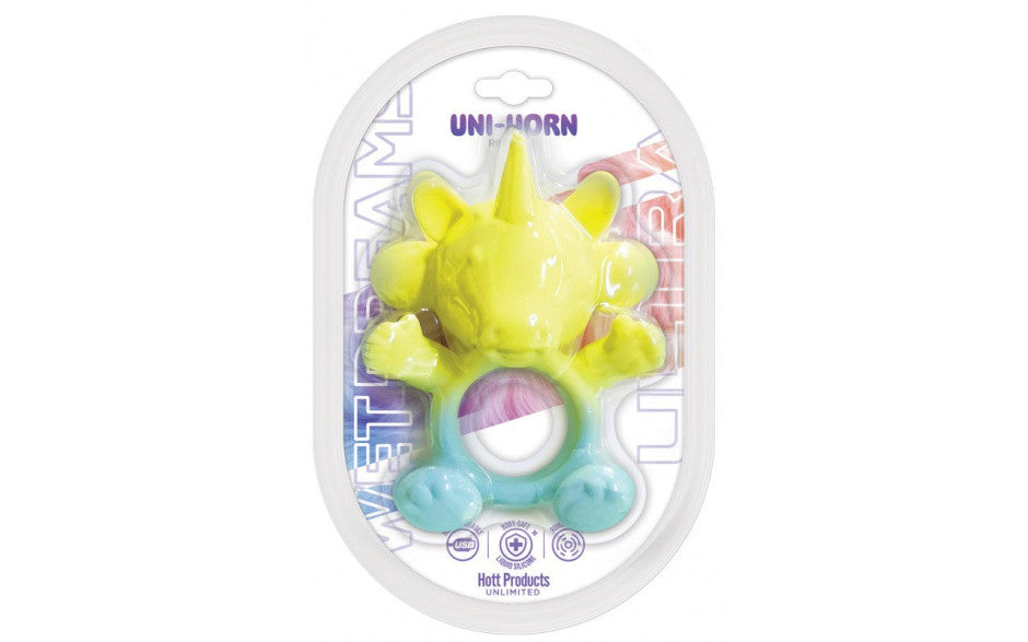 Hott Products Wet Dreams Ultra 20 Mode UniHorn Cock Ring