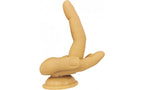 Hott Products Finger Fest Double Up Realistic Dildo Flesh Hott Products