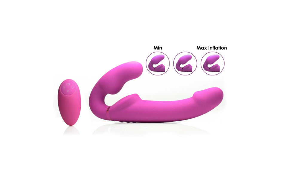 XR Brands Strap U Worlds 1st Remote Control Inflatable Strap-On