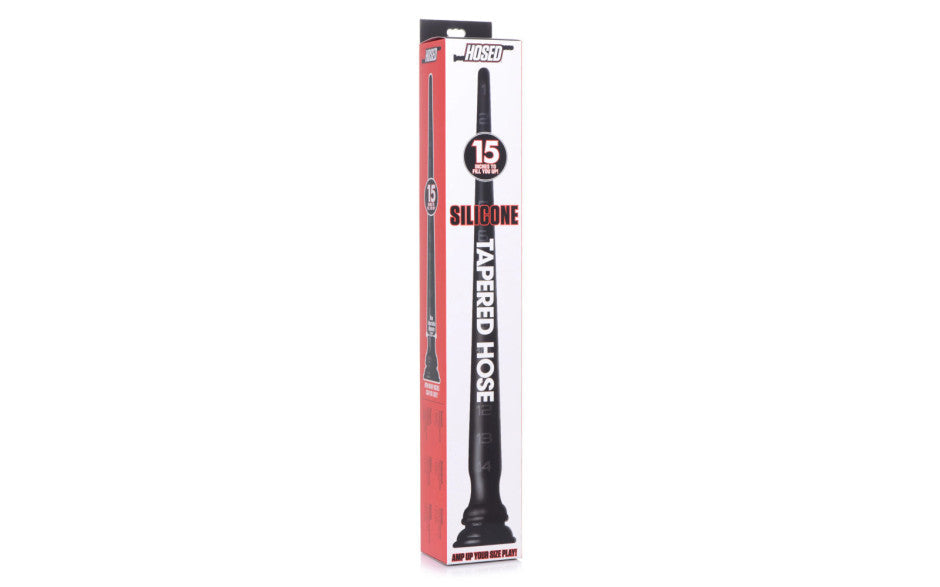 XR Brands Hosed Silicone Tapered Hose Anal Dildo 15 Inch XR Brands