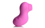 XR Brands Shegasm Sucky Ducky Silicone Clitoral Stimulator Pink