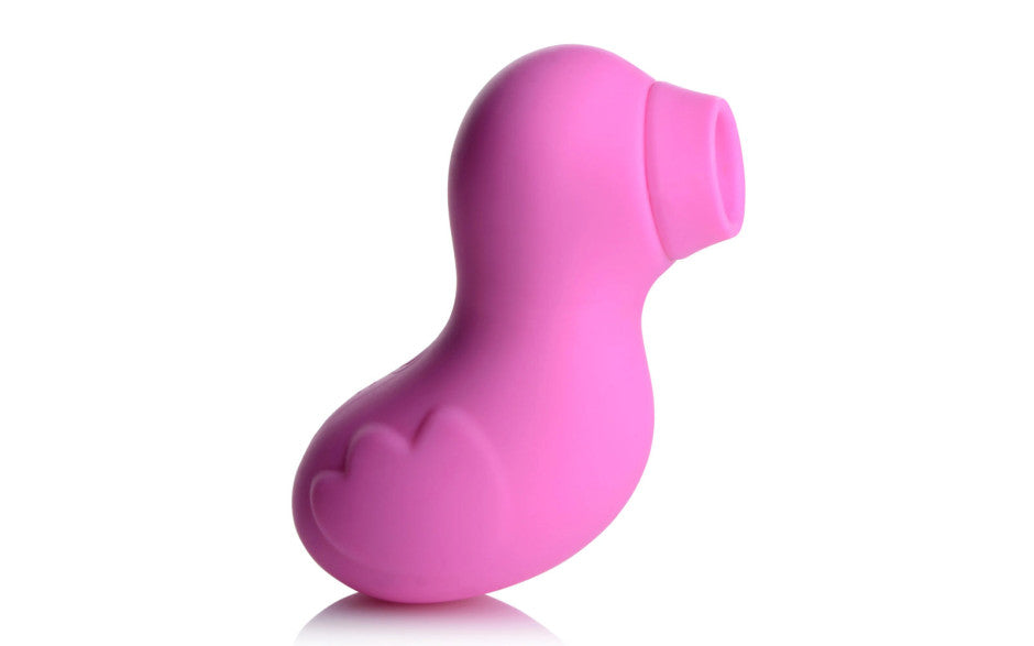 XR Brands Shegasm Sucky Ducky Silicone Clitoral Stimulator Pink