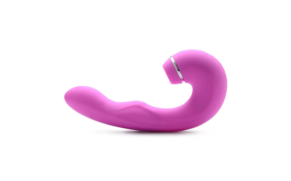 XR Brands Shegasm 5 Star 10X Tapping G-Spot Vibe With Suction Pink Main image
