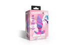 XR Brands Creature Cocks Unicorn Swirl Silicone Butt Plug