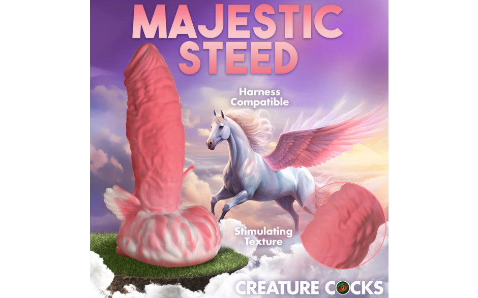 XR Brands Creature Cocks Pegasus Pecker Winged Fantasy Silicone Dildo XR Brands