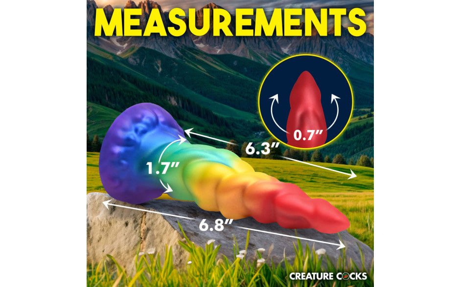 XR Brands Creature Cocks Magic Rider Unicorn Silicone Dildo XR Brands