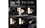 XR Brands Master Series Hard Stop Double Ring Mens Chastity Cage