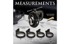 XR Brands Master Series Hard Stop Double Ring Mens Chastity Cage