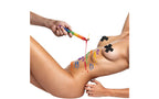 XR Brands Master Series Pride Candles Rainbow Drip Candle 3 Piece