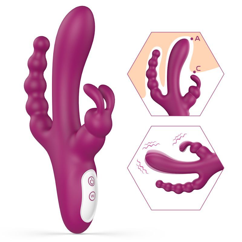 S Hande Joker Triple Ecstasy Rabbit Vibrator