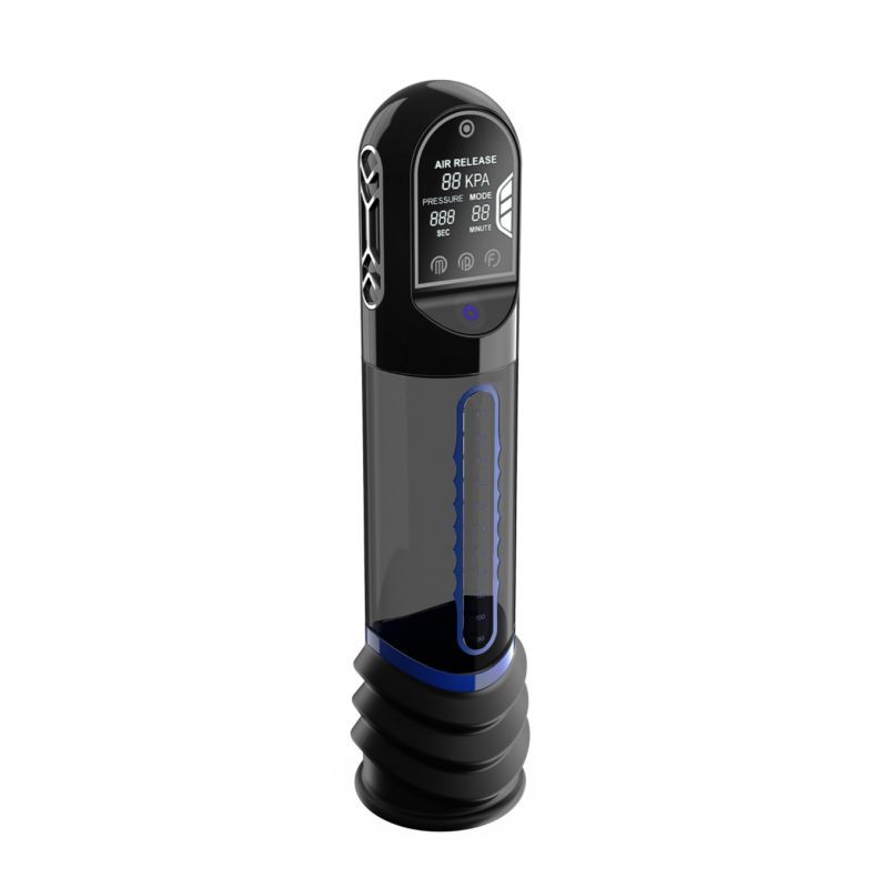 Peak Performa ISP90 Curve Infrared Automatic LCD Penis Pump Blue Secondary image