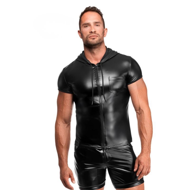 Noir Vexen Hooded T Shirt