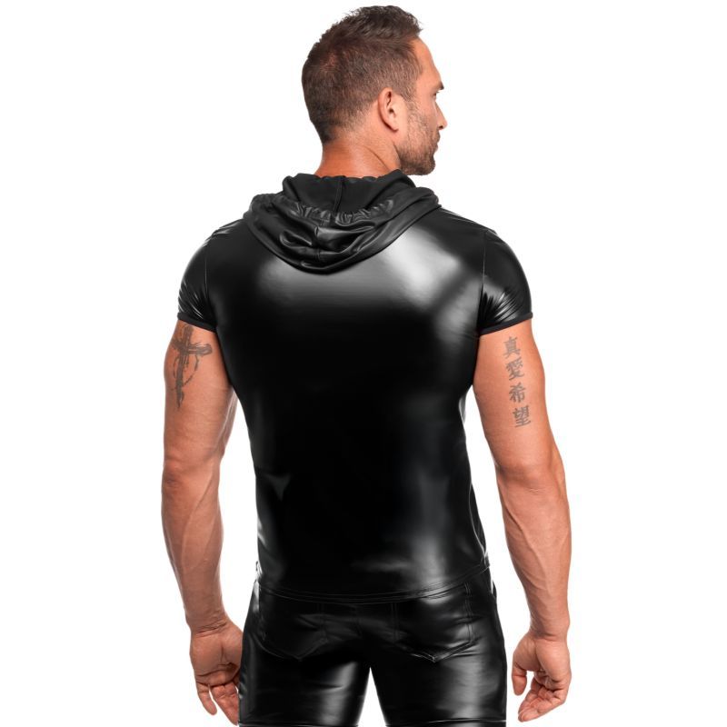 Noir Vexen Hooded T Shirt