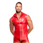 Noir Ignite Hooded Vest Red